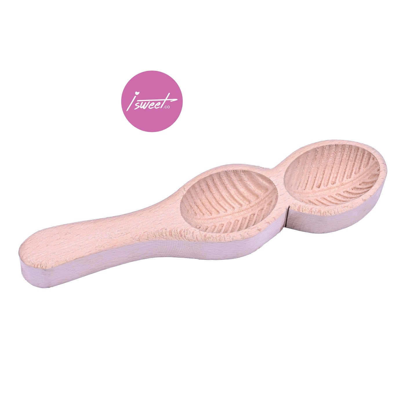 قوالب معجنات خشبية - نمط ورقة