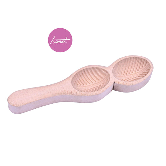 قوالب معجنات خشبية - نمط ورقة