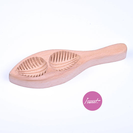 قالب معجنات خشبي - نمط ورقة طويلة