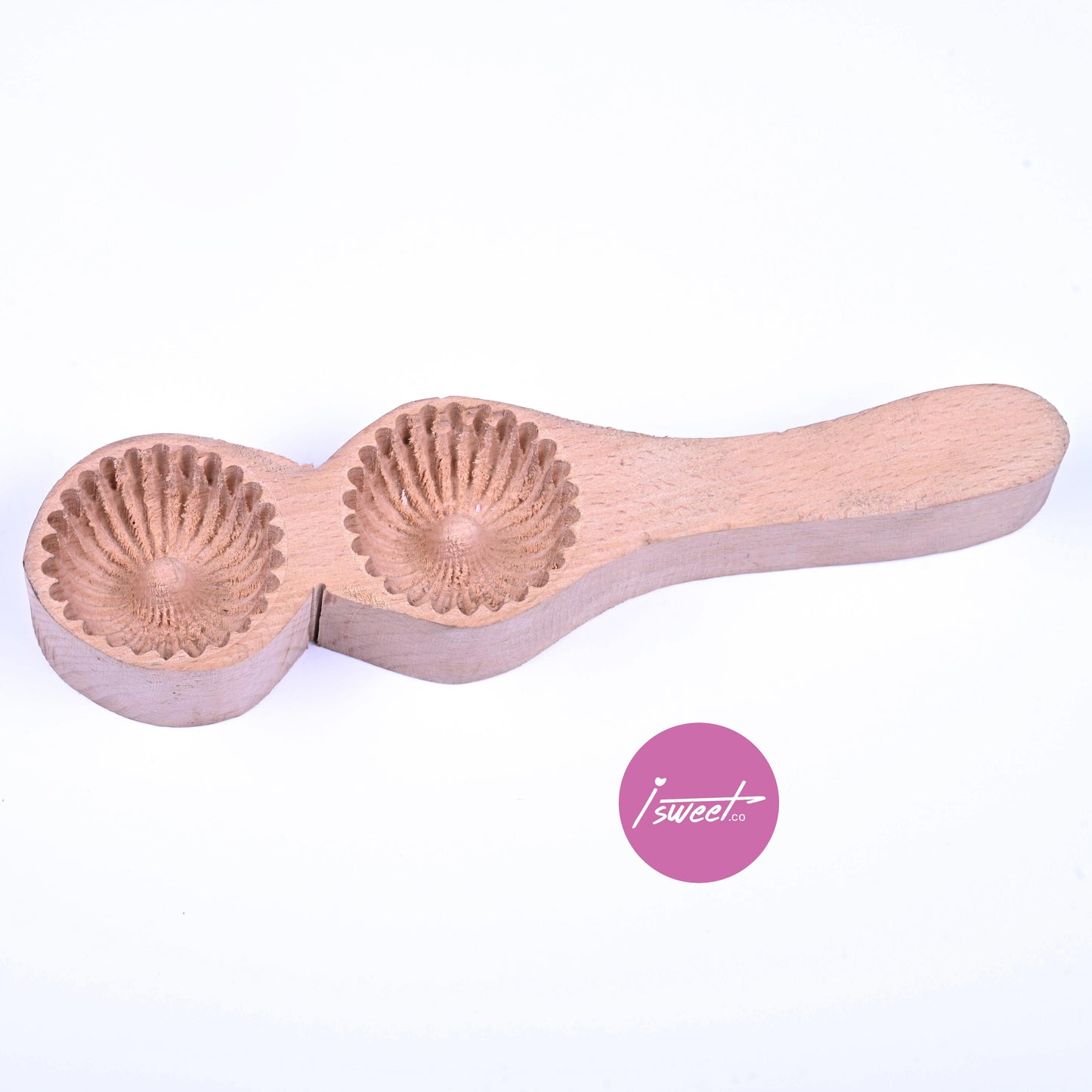 قالب معجنات خشبي بنقشة أشعة الشمس