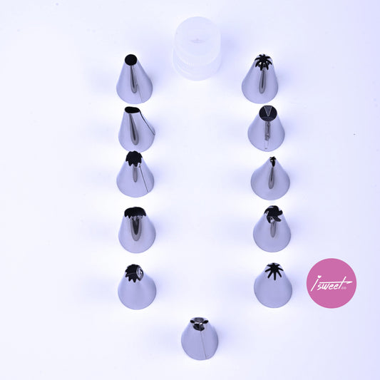 Piping Tips Set – Stainless Steel