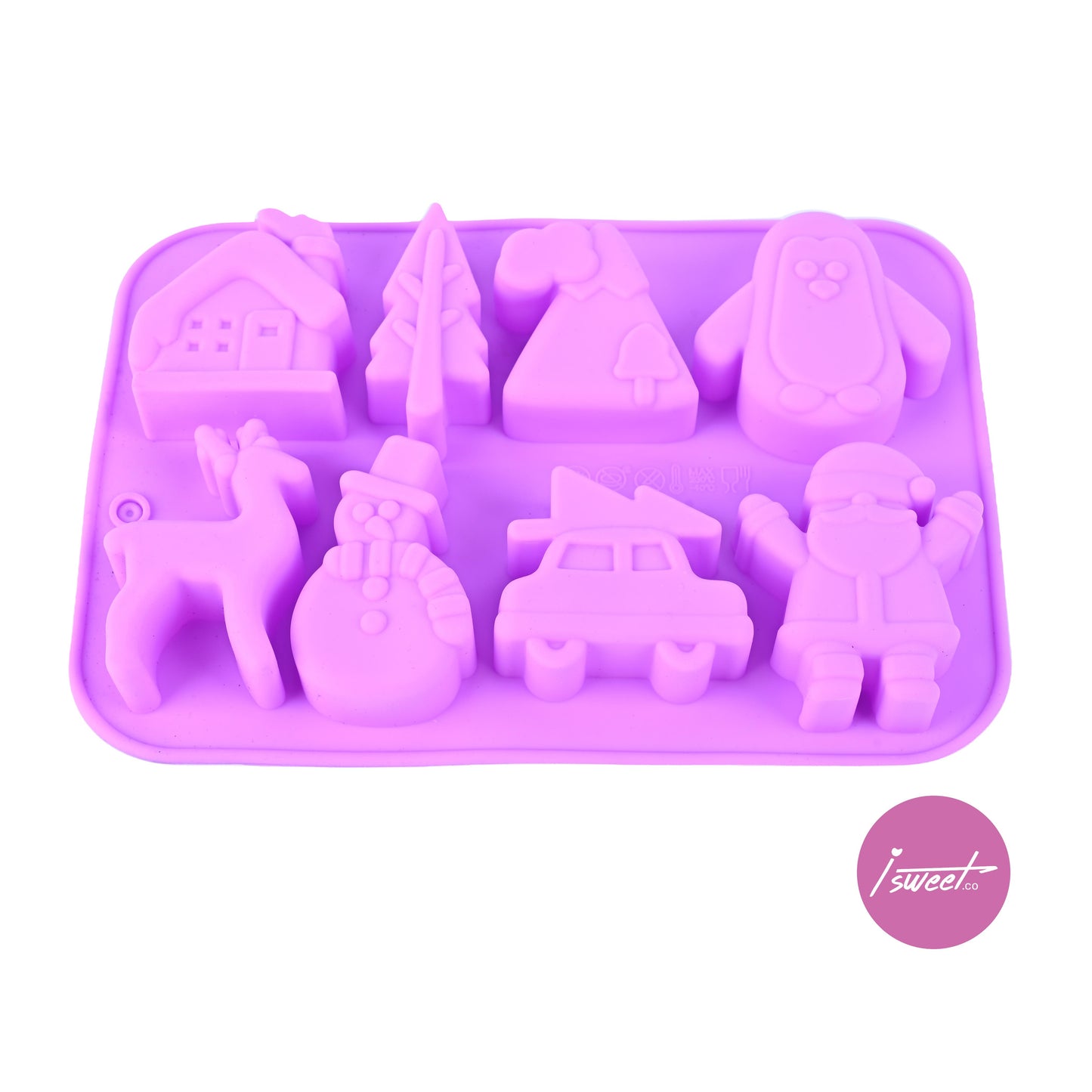 christmas silicone baking mold